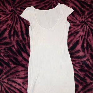 Heart & hips, white curvy long dress